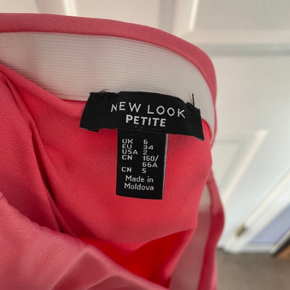 New Look Pink Midi Satin Slip Skirt - Picture 4 of 4